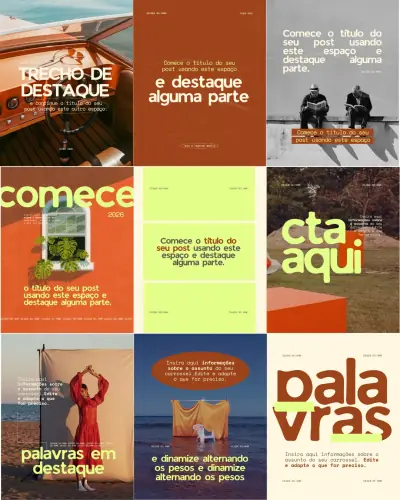 Prévia dos conteúdos do Pack Vintage